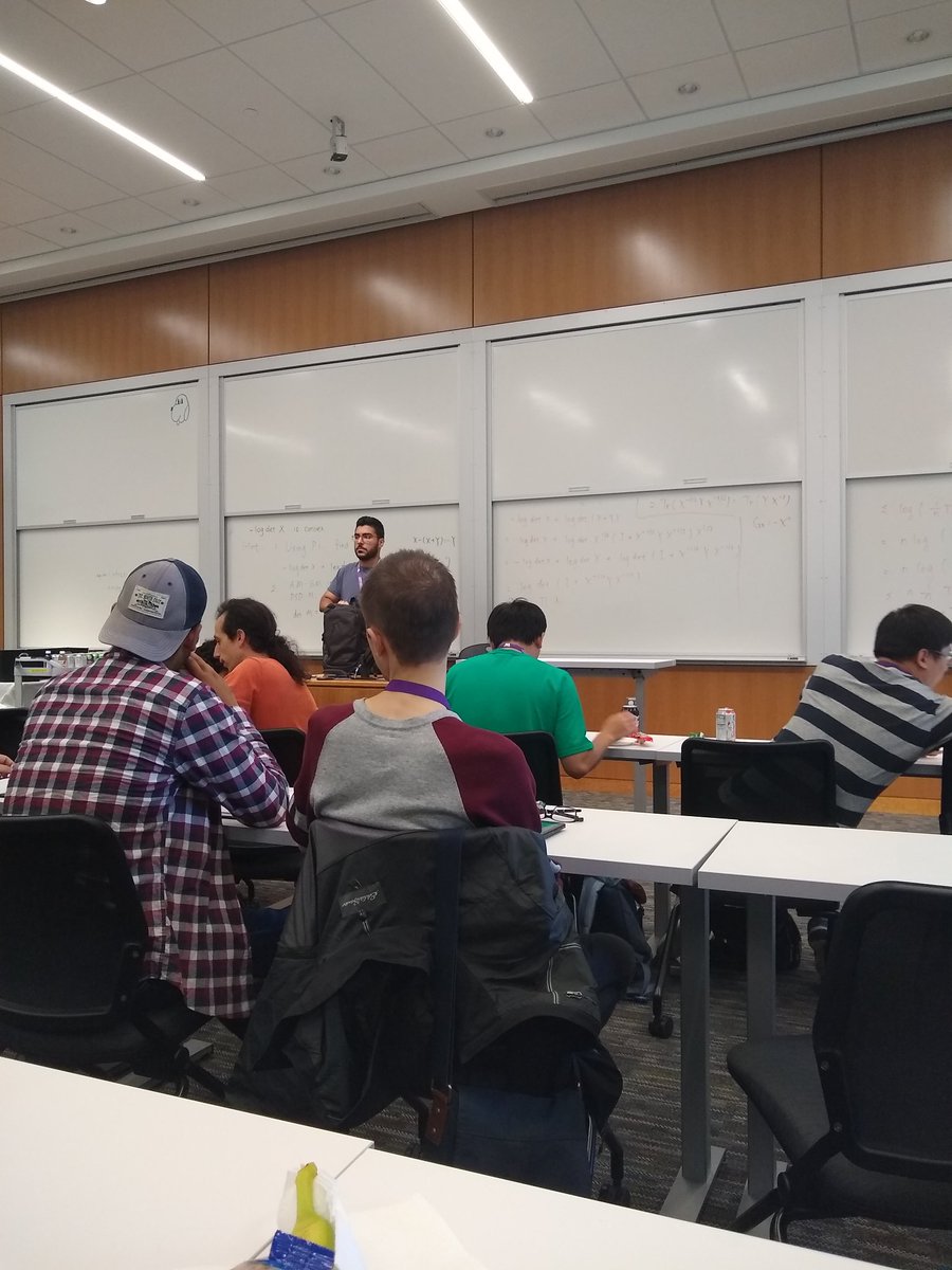 hassanrafique_'s tweet image. First day went very well. Learned new things about #StatisticalLearningTheory & #Optimization