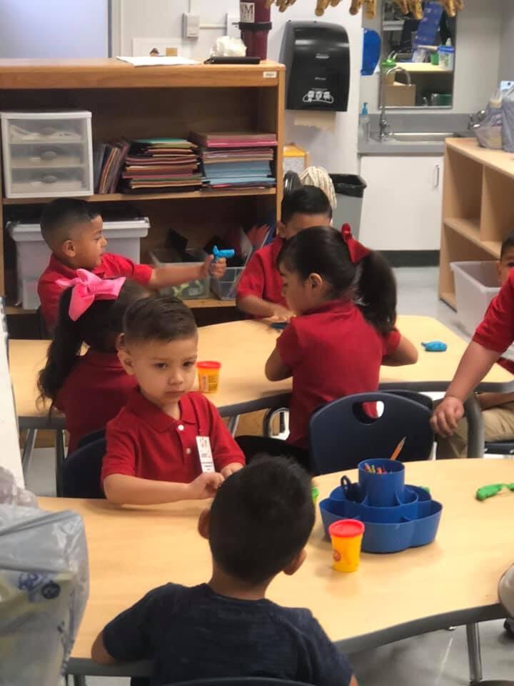 My son’s first day of Pre-K!! @Escontrias_ES 
#TeamSISD