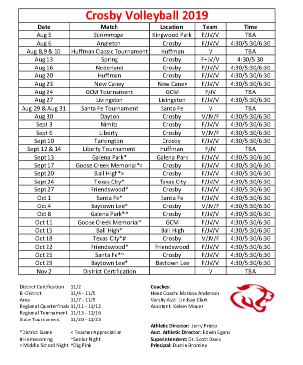 Lady Cougar Volleyball Season is Vast approaching!!! 
#RecruitCrosby
Player(s) to watch: 2021
Liz Seimek
 
#RecruitCrosby