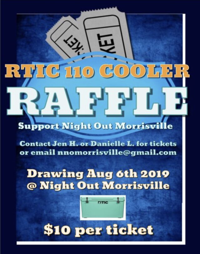 Cooler Raffle!! #Morrisvillepa