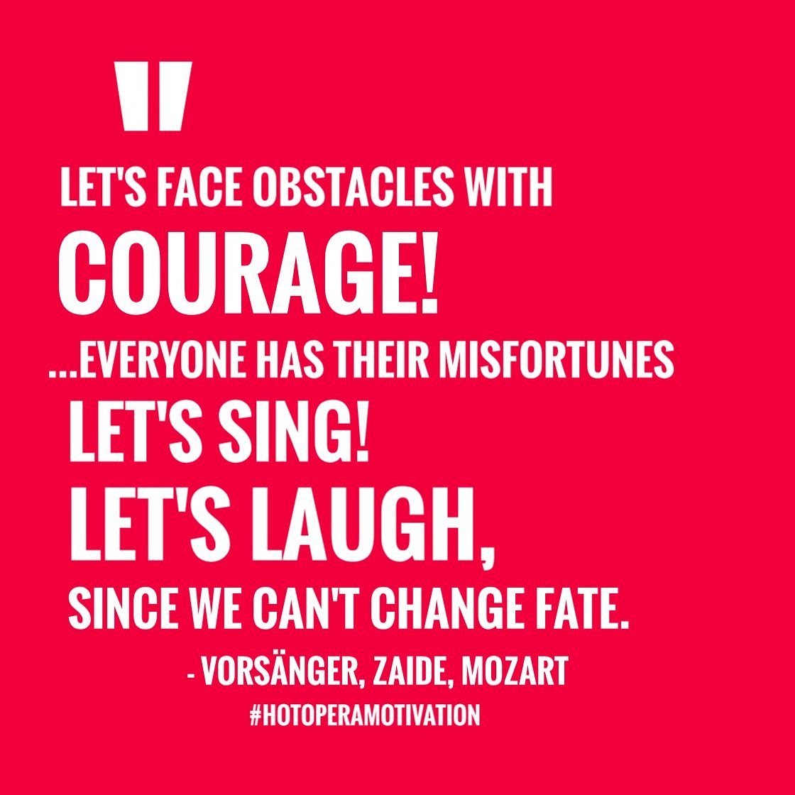 Hot_opera's tweet image. We may not be able to change our past, but we can change our future! 🌤️ Sing &amp;amp; laugh in the face of obstacles. 🎶 You never know how your audacious positivity will change your circumstances.
#hudsonoperatheatre #hotopera  #hotoperamotivation #motivation #MondayMotivation #opera