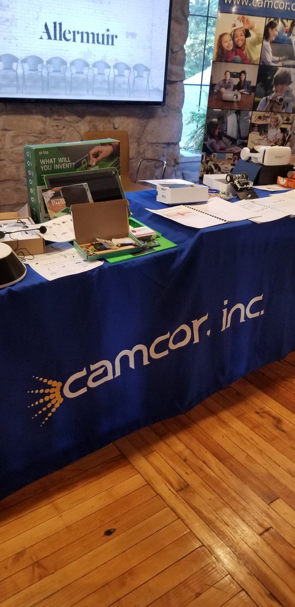 It was really interesting to see all the products from <a href="/camcorinc/">Camcor, Inc.</a> #STEMCampEDU
