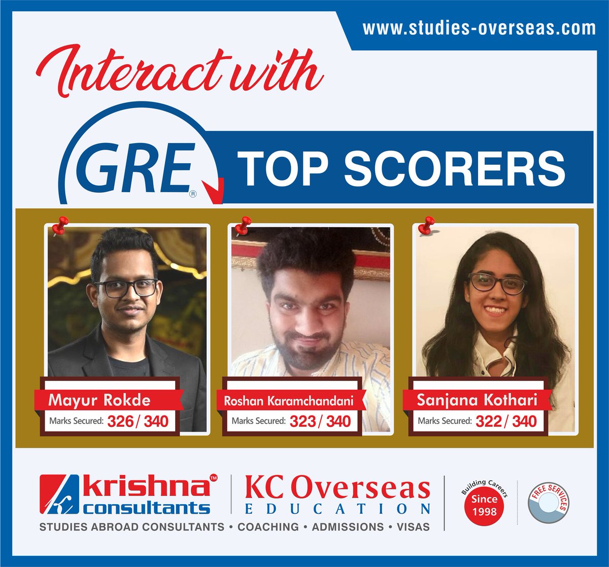 KCOverseasEdu's tweet image. Want to Ace the #GRE with a 310+ score | Free Entry!!!
Attend our Interactive session with the TOP SCORERS so that you may benefit from their Insights and learn how they earned the perfect #GREscore.

Venue: “Krishna” IT Park, Nagpur on Tuesday, 30th July 2019 @ 5:30 pm
#Seminar