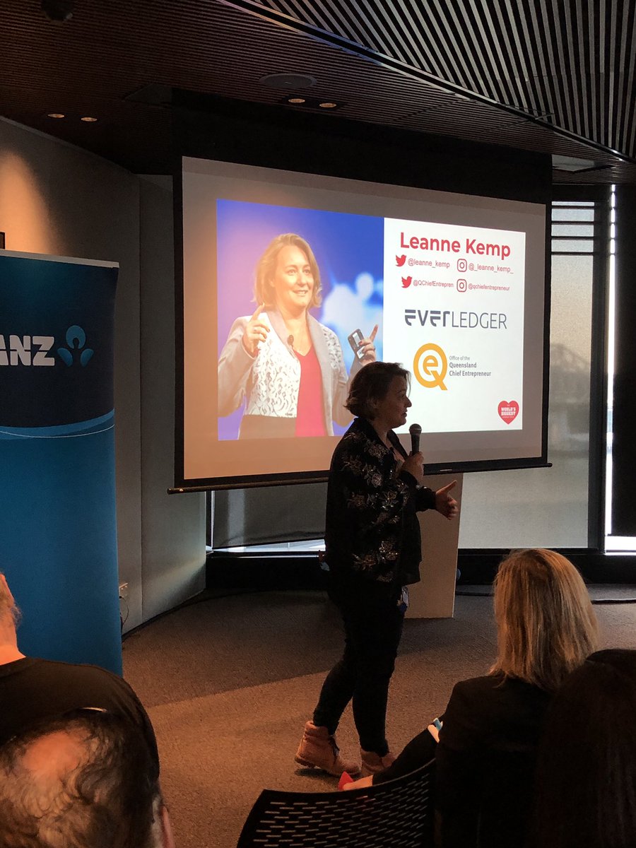 “In qld we walk our own race, and talk our own talk.” - @QChiefEntrepren <a href="/leanne_kemp/">Leanne Kemp【ツ】</a> we get #GSD get stuff done for the #circulareconomy #WBGSimpact