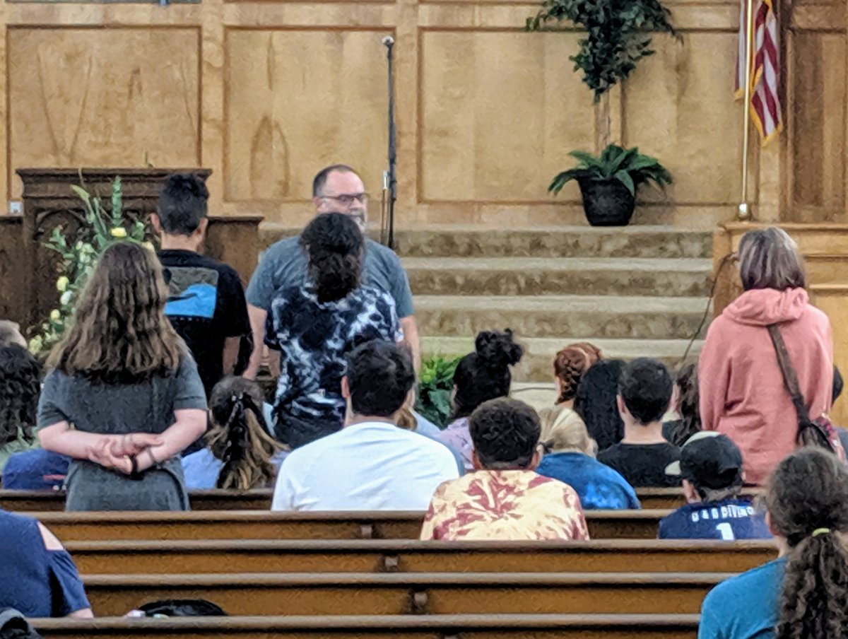 fbcgnest's tweet photo. Youth Week Day Two. Be a loser!
1st pic = best pic! (SALVATION!)
Come on out for Day Three: Taco Tuesday. Whatcha got to lose? #FBCGYW19 https://t.co/eTQT336IQN