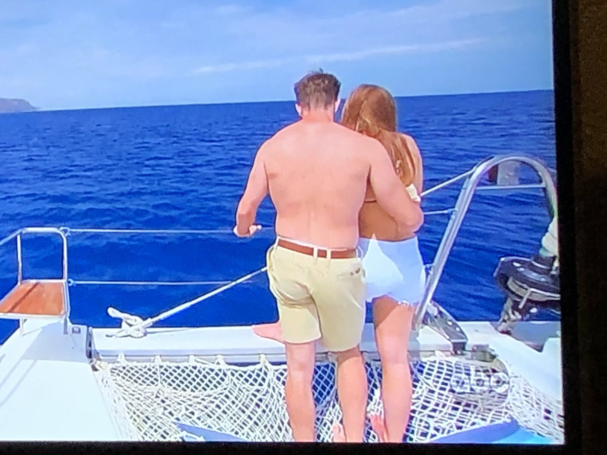Don’t you hate it when you get sea sick and the only one there to hold your hair is your creepy uncle? #thebachelorettefinale #thebachelorette