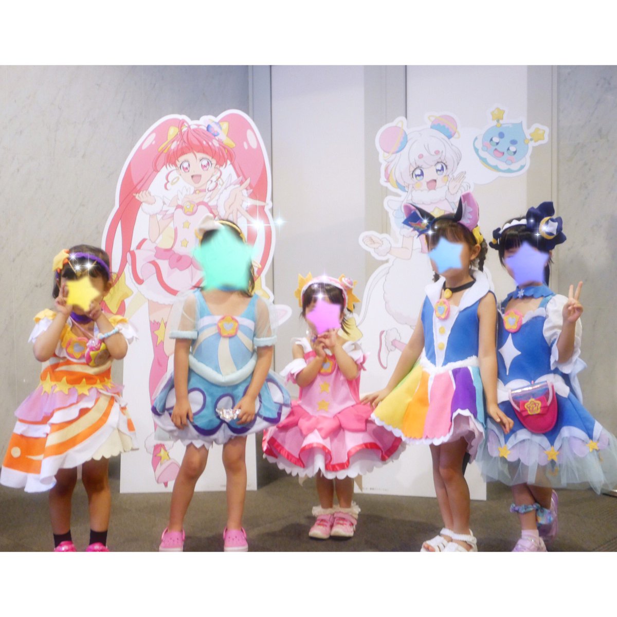 トゥインクルプリキュア♡リボンゴム♡２点セット♡こどもヘアゴム