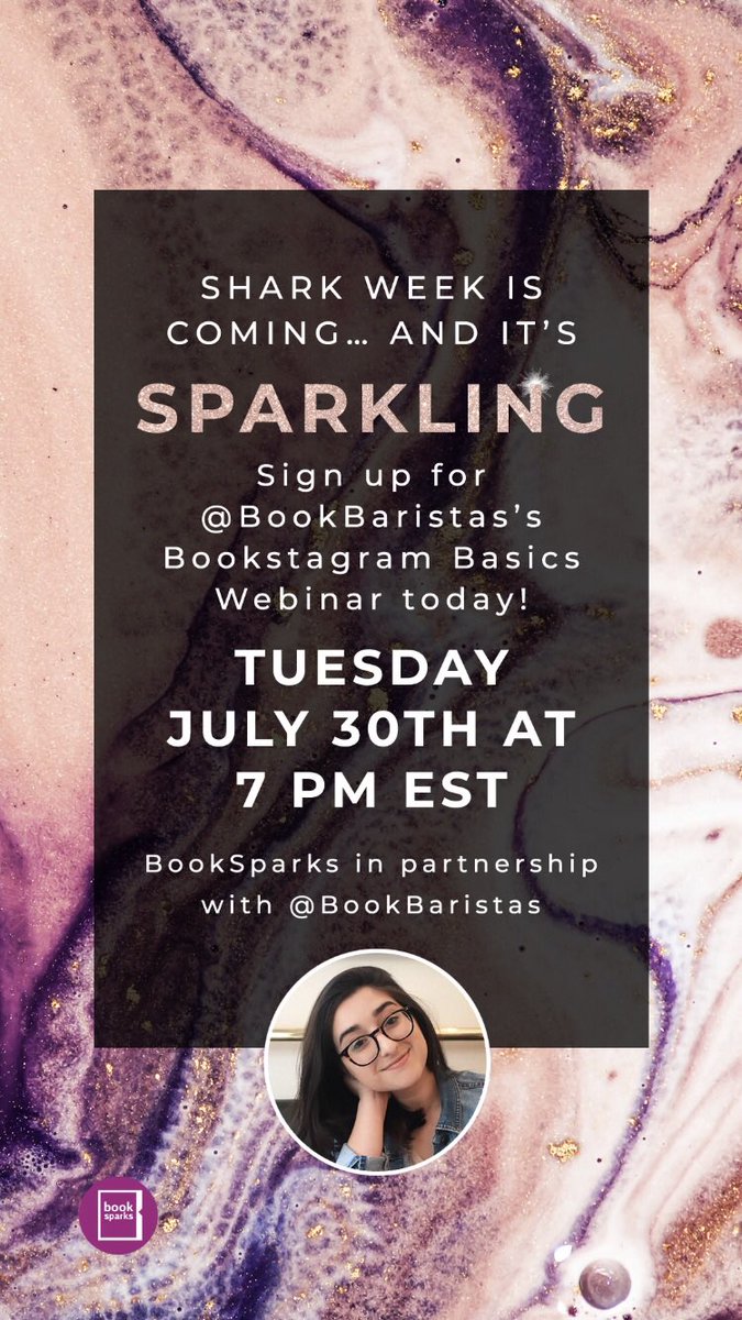 BookBaristas's tweet photo. HIIII! join me tomorrow for a bookstagram webinar!! https://t.co/x0H340BB4O @BookSparks https://t.co/SHrqUEdcL3