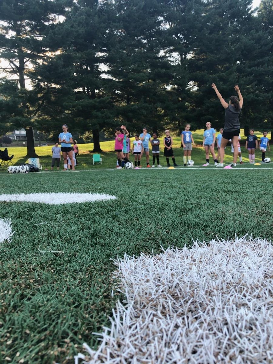So proud of our Ladies running a clinic today for local players!
