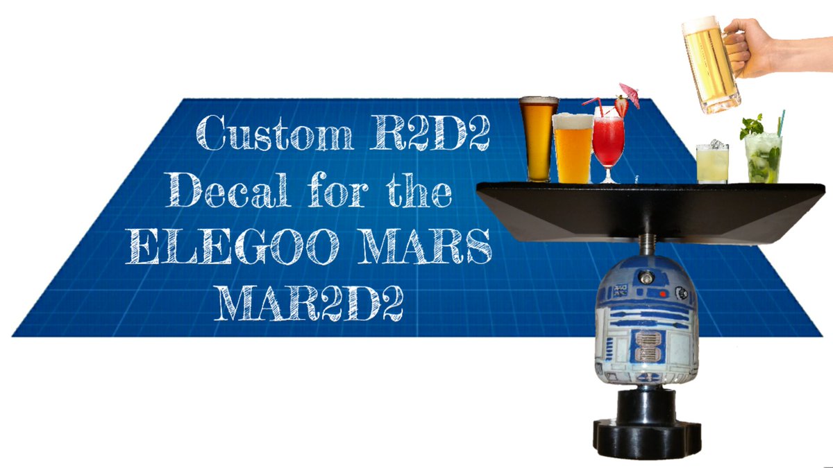 MAKE_ME_A_'s tweet photo. Custom #R2D2 Decal for the @Elegoo_Official #Elegoomars #MAR2D2 A basic tutorial on how to use #WaterslideDecals if you've never seen or used them before plus they can be used on your #3Dprints /models to make them look even better 😃👍 #MAKEMEA #StarWars
https://t.co/YmRX9nYpIe https://t.co/EboemDyUBm