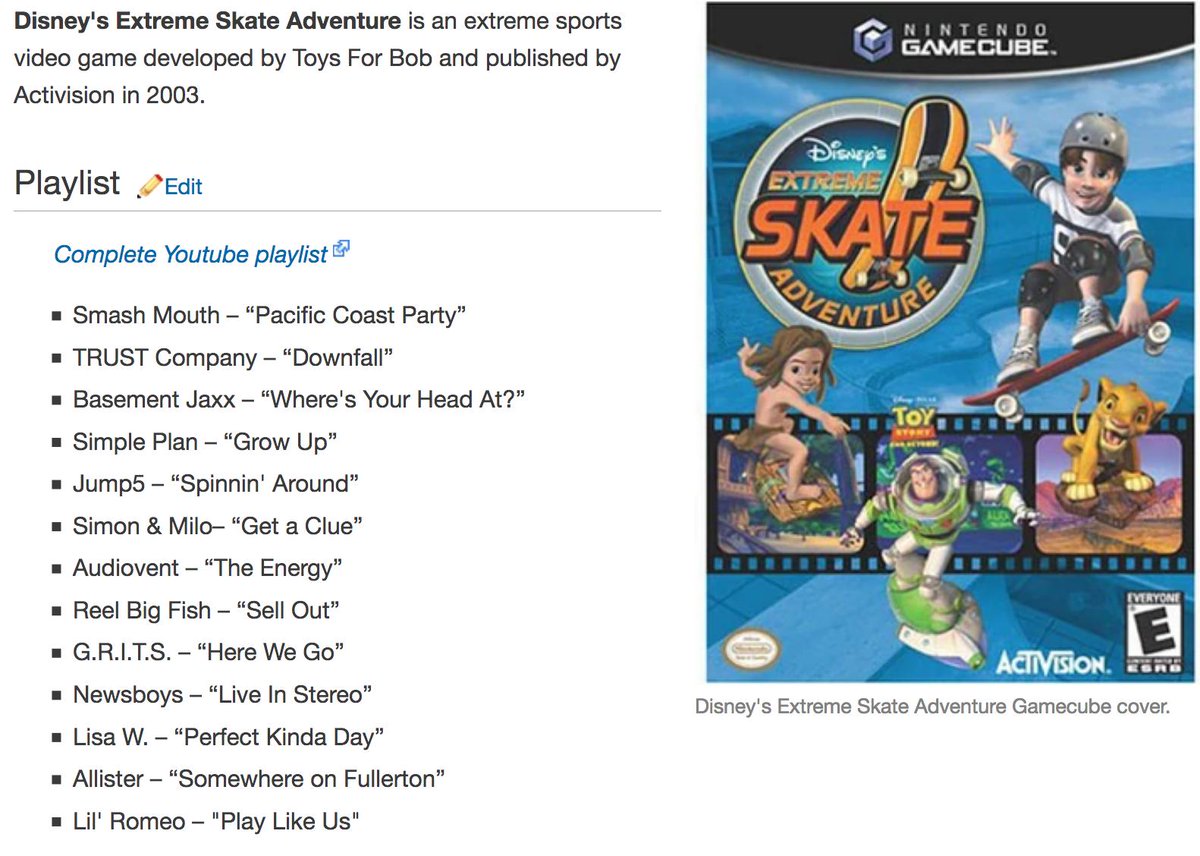 Disney's Extreme Skate Adventure para Playstation 2 (2003)