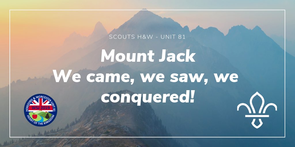 unit86wsj2023's tweet photo. Today as been mega hot but it didn’t stop Unit 81 smashing Mount Jack!

Great day exploring finishing off with tea at the UK Contingent Food House. Great food &amp; service peeps we loved it, especially the ice cream! 🍦👍😁

#weareunit81 #UK24WSJ #ScoutJamboree #MountJack https://t.co/0VVy41Saru