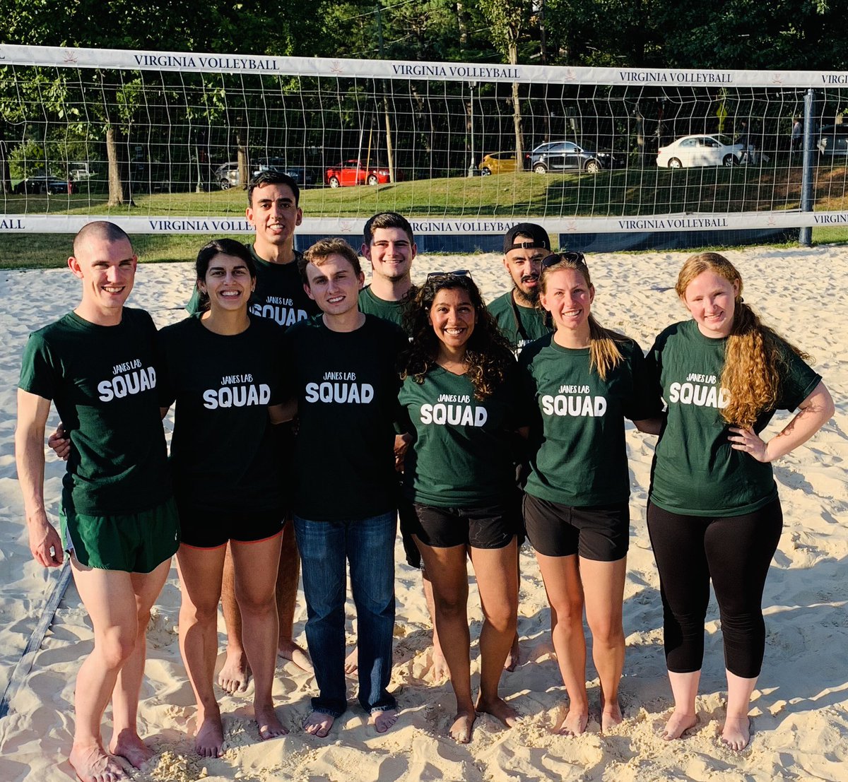 At least we won best t-shirt... <a href="/papinsysbio/">Papin Lab</a> @kristen_naegle <a href="/mete_civelek/">Mete Civelek</a> -  we'll get you next 
year! #uvabme