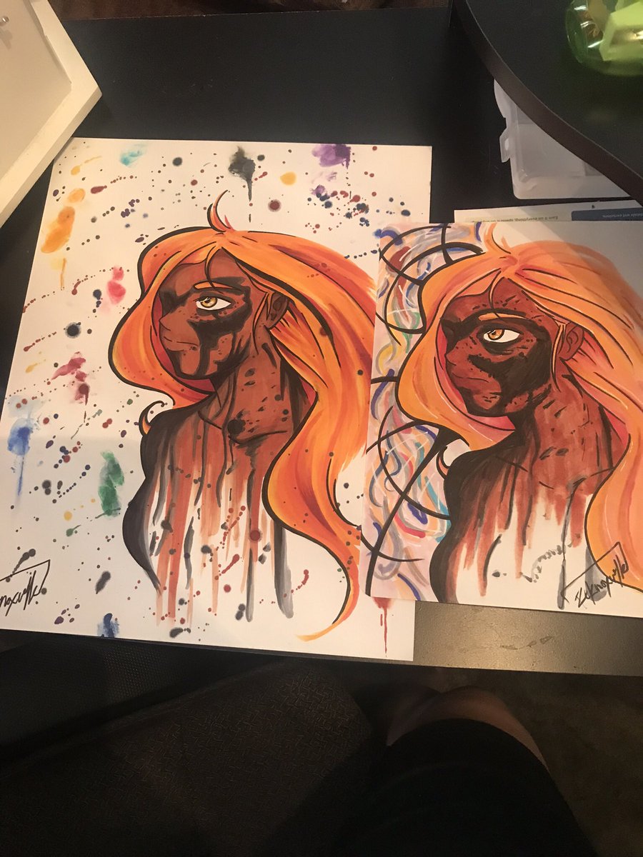 Jew_Factory's tweet photo. Redoing some old stuff with new supplies. #copicmarkers #traditionalart #ilikeshadesofredandicannotlie https://t.co/0bxFchTn1R
