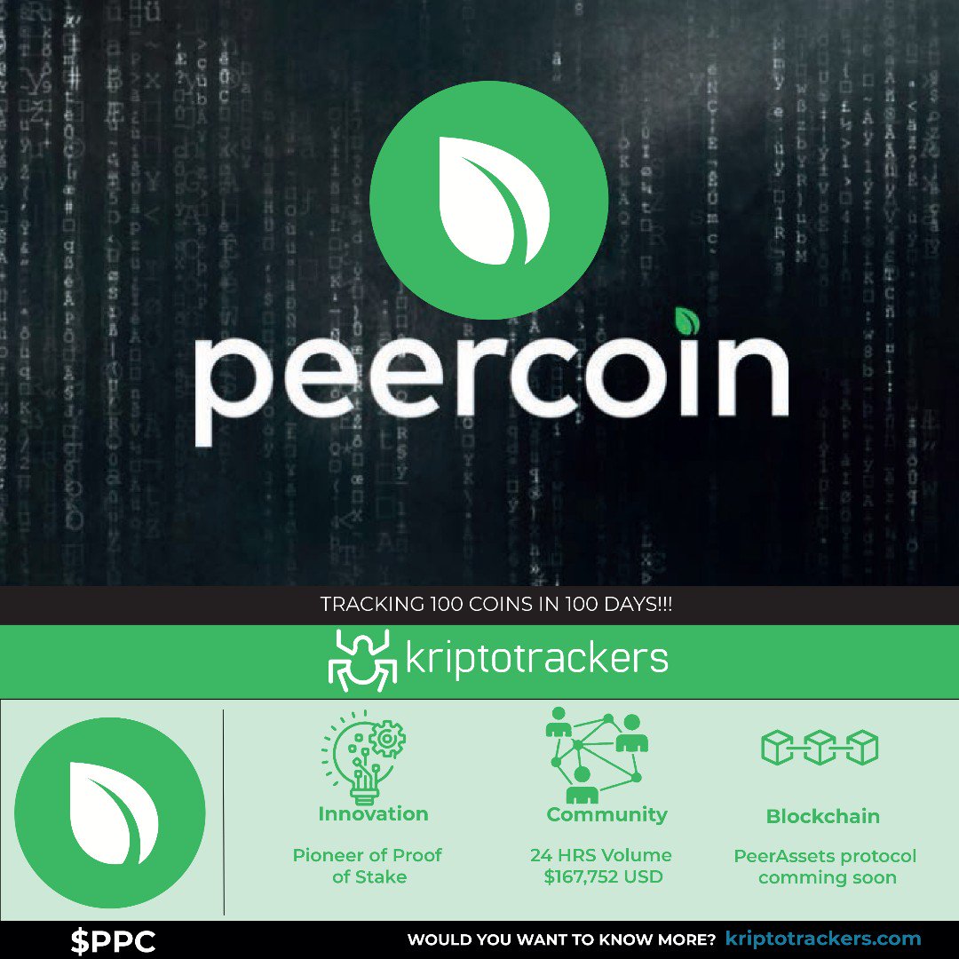 Kriptotrackers2's tweet photo. #Peercoin v0.8 Mantis, is complete and a #HardFork is planned for October 1st, 2019. This shift eases the integration of tooling developed for blockchains like $BTC, $BCH, $BSV and $LTC. It also opens the road to #LightningNetwork.

#100days100coins $KTS

https://t.co/11B5eR9ugT https://t.co/UJPUii27i6