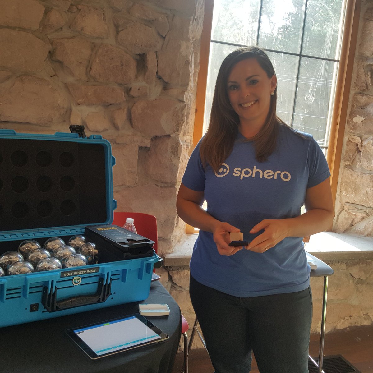 Danielle Lemmon (@daniellelemmon3) on Twitter photo Love the sphero <a href="/SpheroEdu/">Sphero Education</a> Can't wait to use it in my class classroom....hopefully we can order the mats. #STEMCampEDU Love the sphero <a href="/SpheroEdu/">Sphero Education</a> Can't wait to use it in my class classroom....hopefully we can order the mats. #STEMCampEDU
