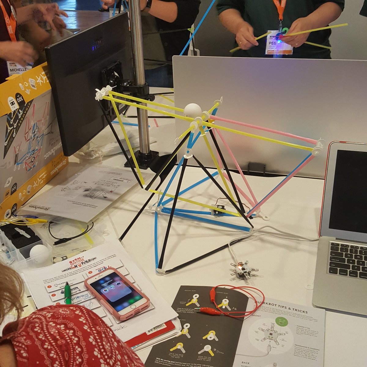 Danielle Lemmon (@daniellelemmon3) on Twitter photo Such a fun way to add design and engineering in your classroom <a href="/strawbees/">Strawbees</a> #STEMCampEDU Such a fun way to add design and engineering in your classroom <a href="/strawbees/">Strawbees</a> #STEMCampEDU