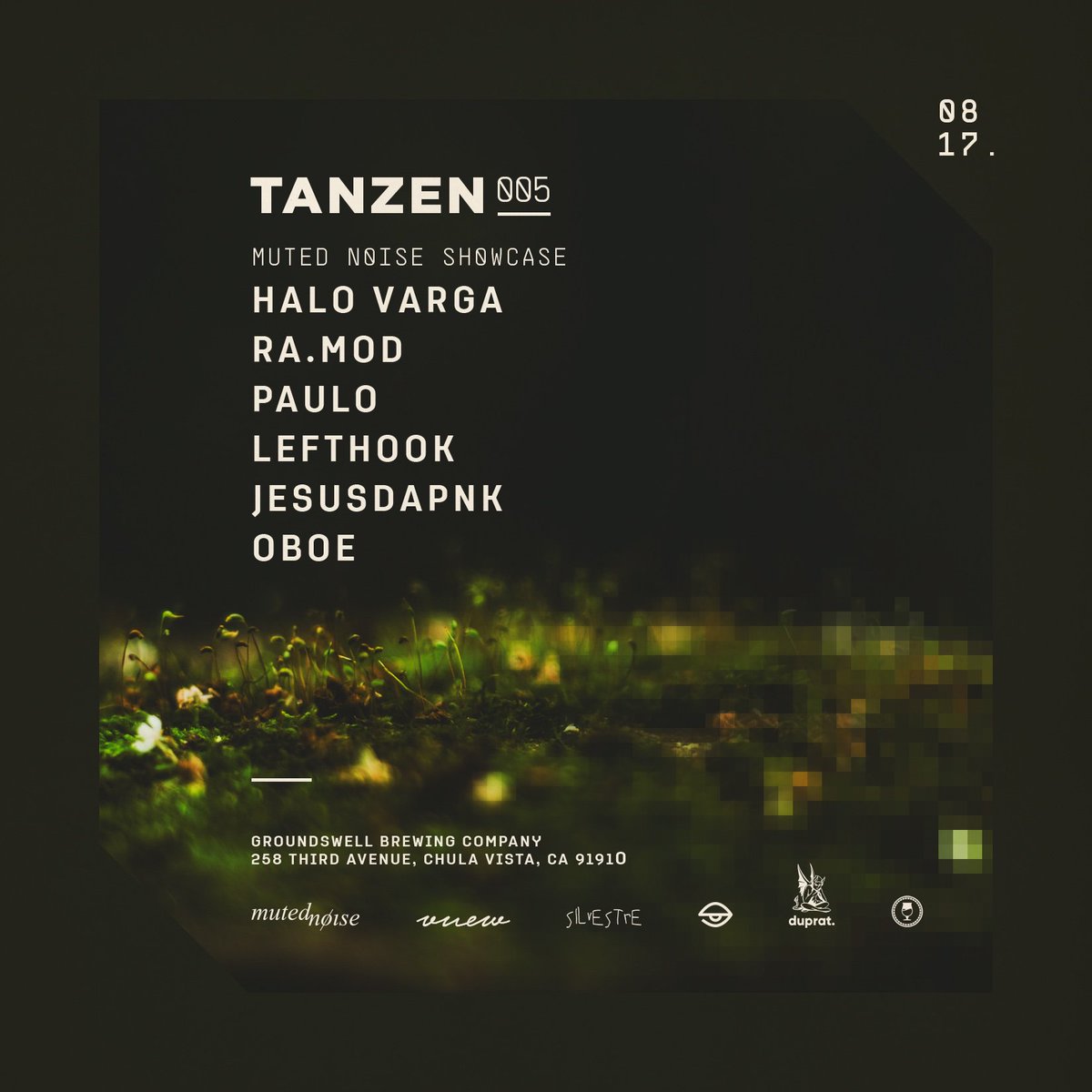 perfectdose619's tweet image. Tanzen 005: Muted Noise Showcase, August 17th, 2019
RSVP: bit.ly/2Ors9SW
RA listing: bit.ly/2JXCTUX

#PerfectDose #Tanzen #Tanzen005 #housemusic #techno #minimal