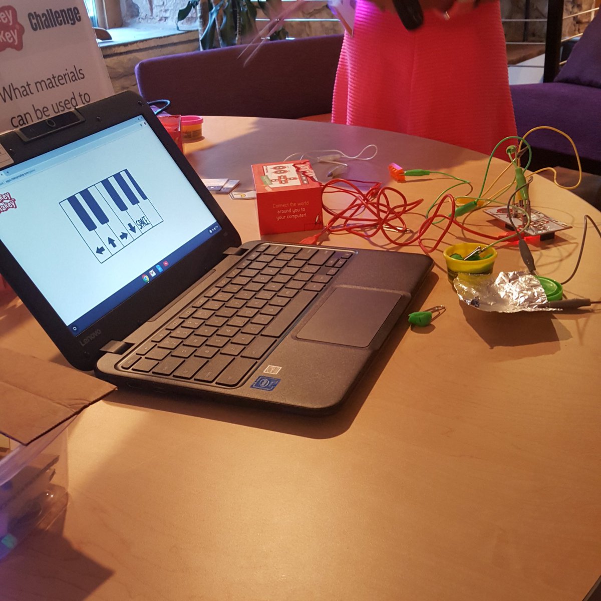Danielle Lemmon (@daniellelemmon3) on Twitter photo So excited to have thses in my classroom <a href="/makeymakey/">Makey Makey</a> Excited to see what my students design #STEMCampEDU So excited to have thses in my classroom <a href="/makeymakey/">Makey Makey</a> Excited to see what my students design #STEMCampEDU