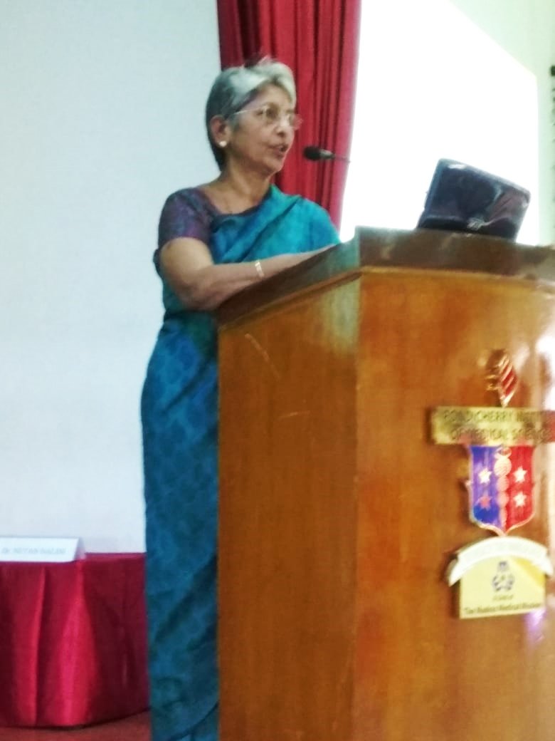 swagene's tweet photo. Dr Vani K.M. speaks to physicians and specialists at Pondicherry Institute of Medical Sciences on "CyGen 2019, Embryogenetics - the mystery behind X and Y". Many thanks to Dr Rama Devi, head of Anatomy at PIMS for the invitation.
#genetics #personalizedmedicine #infertility https://t.co/8F5ZDJloKA