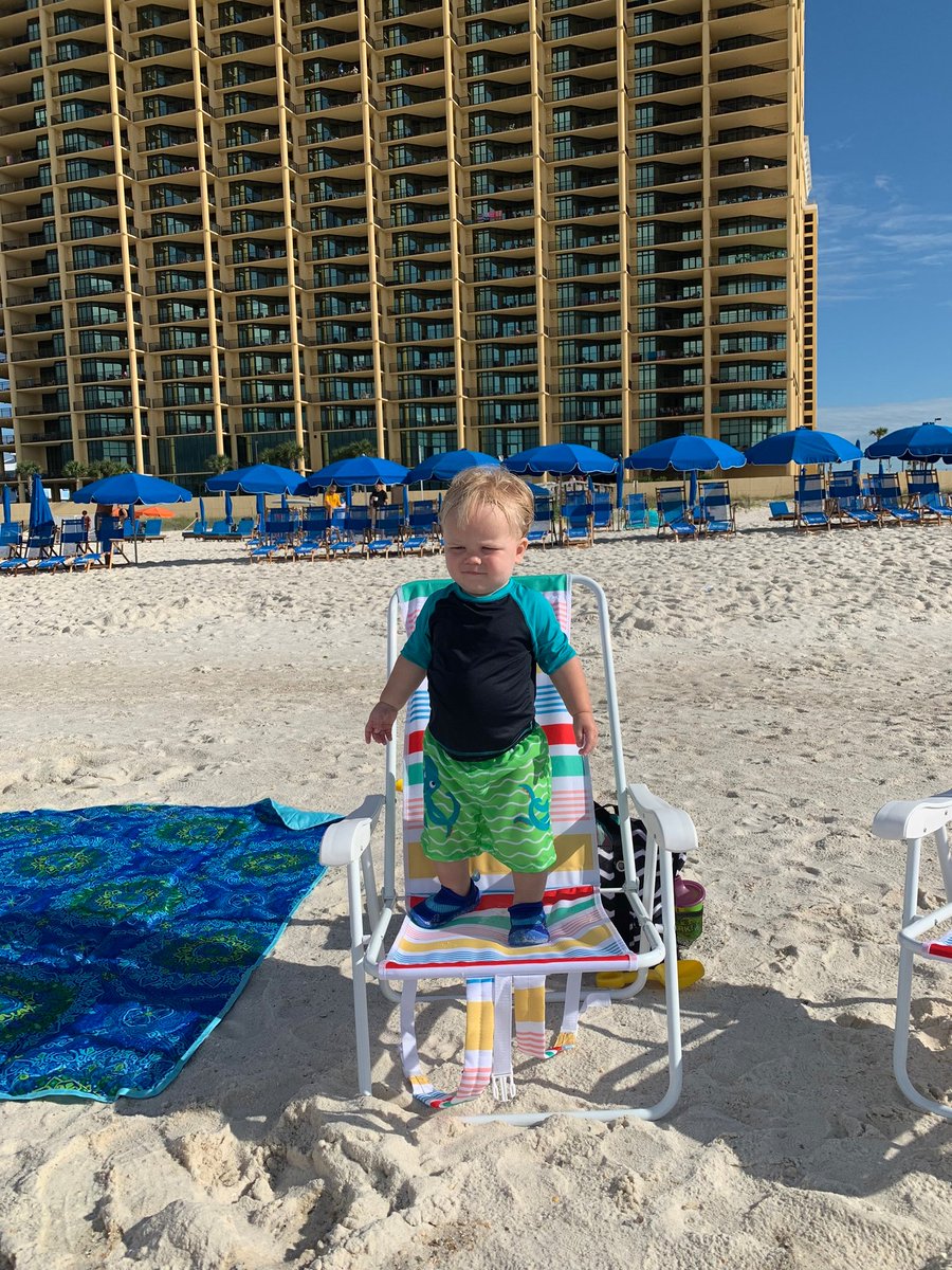 sra_grimm's tweet photo. Per request,😆 here is Loganito enjoying la playa last week! @klaycruse @ethan_heady @_LoganPayne_ you guys crack me up!  #orangebeach #hacesol #cutestbabyonthebeach https://t.co/Atb6jZMGdB
