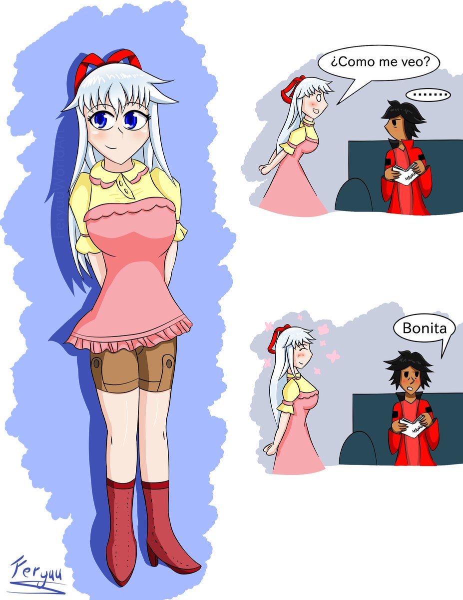 Feryuu_ArtWorld's tweet photo. Casi se me olvida, disfrutelo
#Ena #oc #digitalart #hairwhite #pinkboot #originalcharacter #myart #myoc #eyesblue https://t.co/bdWi8Rvuxn