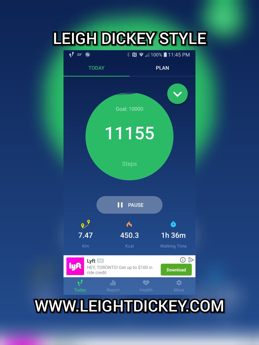 LDickeyStyle's tweet photo. The first step starts it all! Today's Step Totals. Another one with 10,000+ #walk #walking #fitness #style #toronto #eastyork #oldeastyork #feelinggood #leighdickeystyle #leightdickey #health #healthy #wellness #healthandwellness #cardio #healthandfitness https://t.co/vQuZ4E9xFl