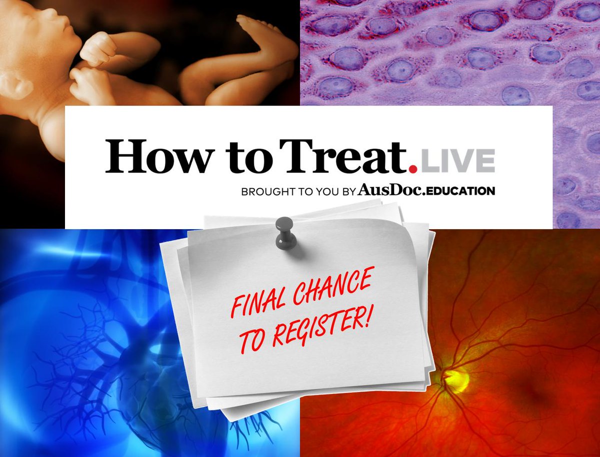Don't miss How to Treat LIVE Sydney on the 10 and 11 August. Choose your CPD education streams: paediatric health, dermatology, cardiometabolic health and disorders of the eye, ear, nose and throat. Register today! howtotreatlive.com.au/sydney