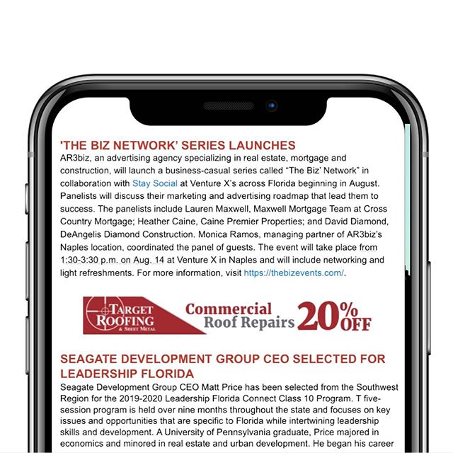AR3biz's tweet photo. We would like to thank gulfshorelifemagazine for talking about the amazing event we’re going to be having at venturex_naples! Shout out to our Florida Biz’ Team for making it happen! https://t.co/hPF3nNeT4d