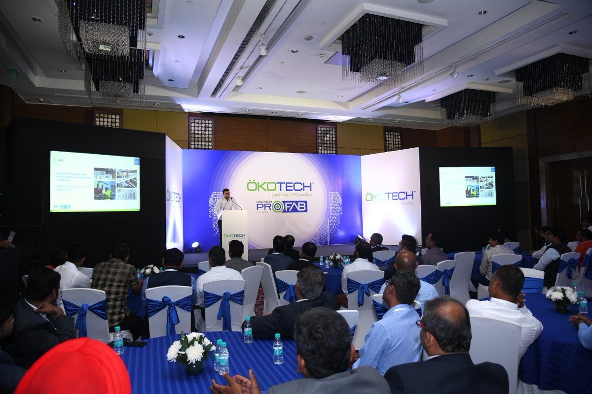 okotechupvc's tweet image. A glimpse of the recently concluded ProFab 2019-20 - a meet for all Okotech fabricator partners from across India.

#ProFab #Fabricators #upvcProfiles