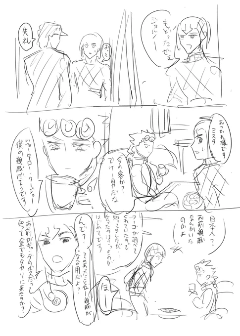 ラフで力尽きたジョル徐 