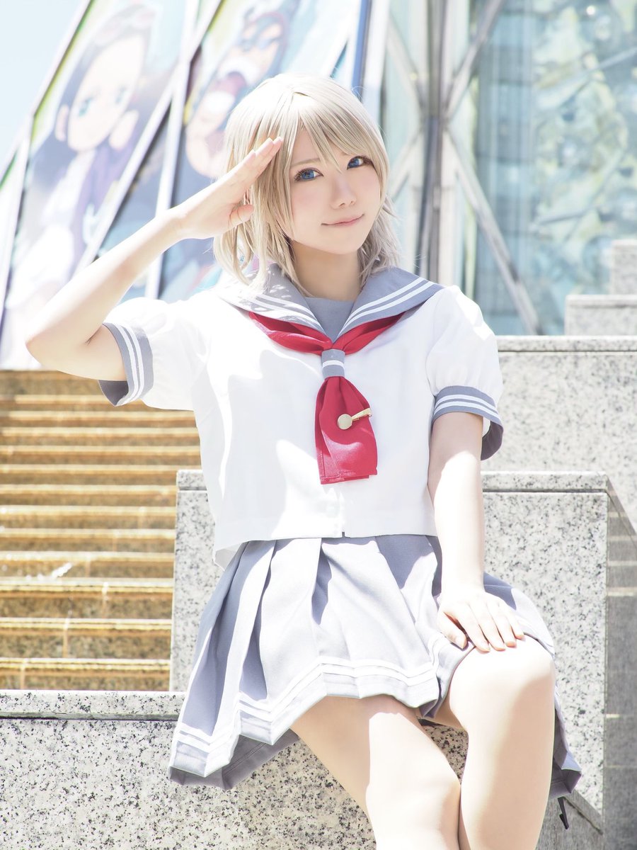 Cosplay コスプレ / 渡辺曜 photo / @jinroh0805 暑い中 撮影