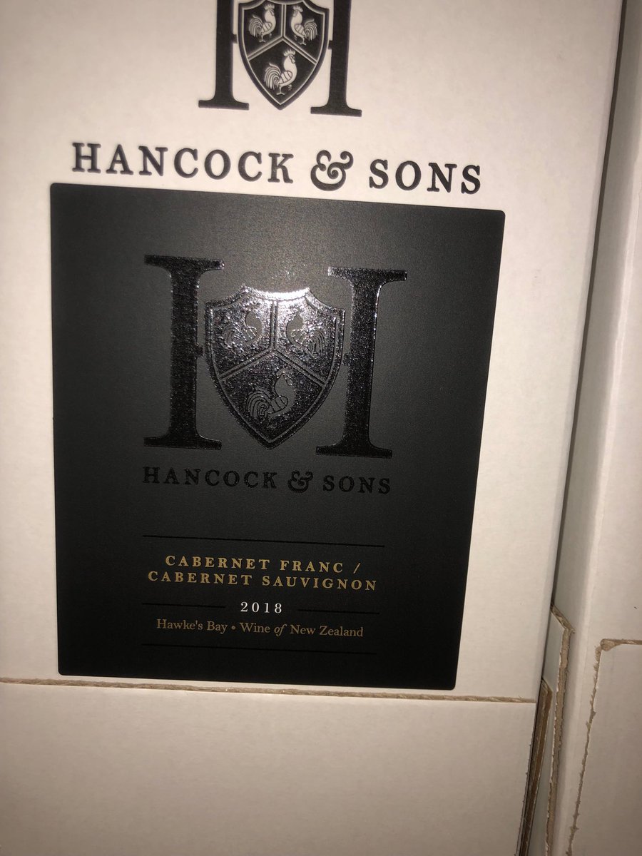 Hancock &amp; Sons 18 Cab Franc/Cab Sauv going down the filling line today.