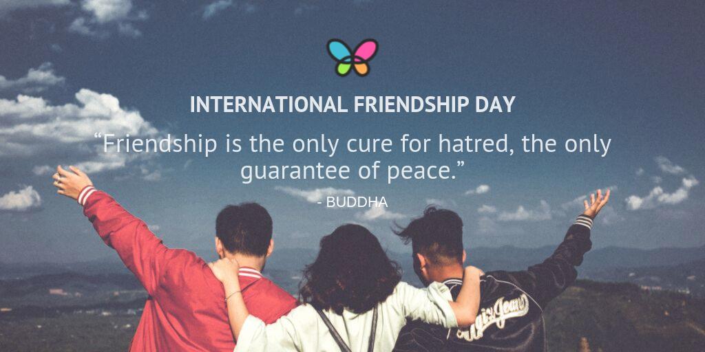 Dopelapp's tweet photo. So this #InternationalFriendshipDay, let's foster the idea of #worldpeace. Happy International Day of #Friendship! 
#Peace #Friends #futurefriends #dopels #DopelApp  #DopelFindYourPeople 🦋 https://t.co/3RcRMMO3fc