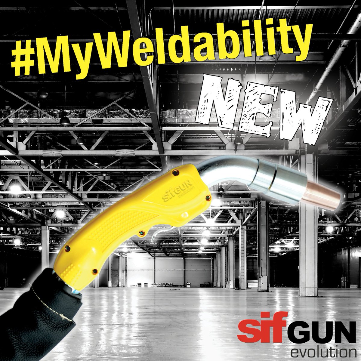 WeldabilitySif's tweet photo. As promised: the first view of the new SifGUN Evolution,
it might look the same but the internals have been totally upgraded and the brand new fume extraction system with improved airflow provides greater visibility of the weld pool
#Weldfumessuck #MyWeldability https://t.co/hYNvmTCaWj