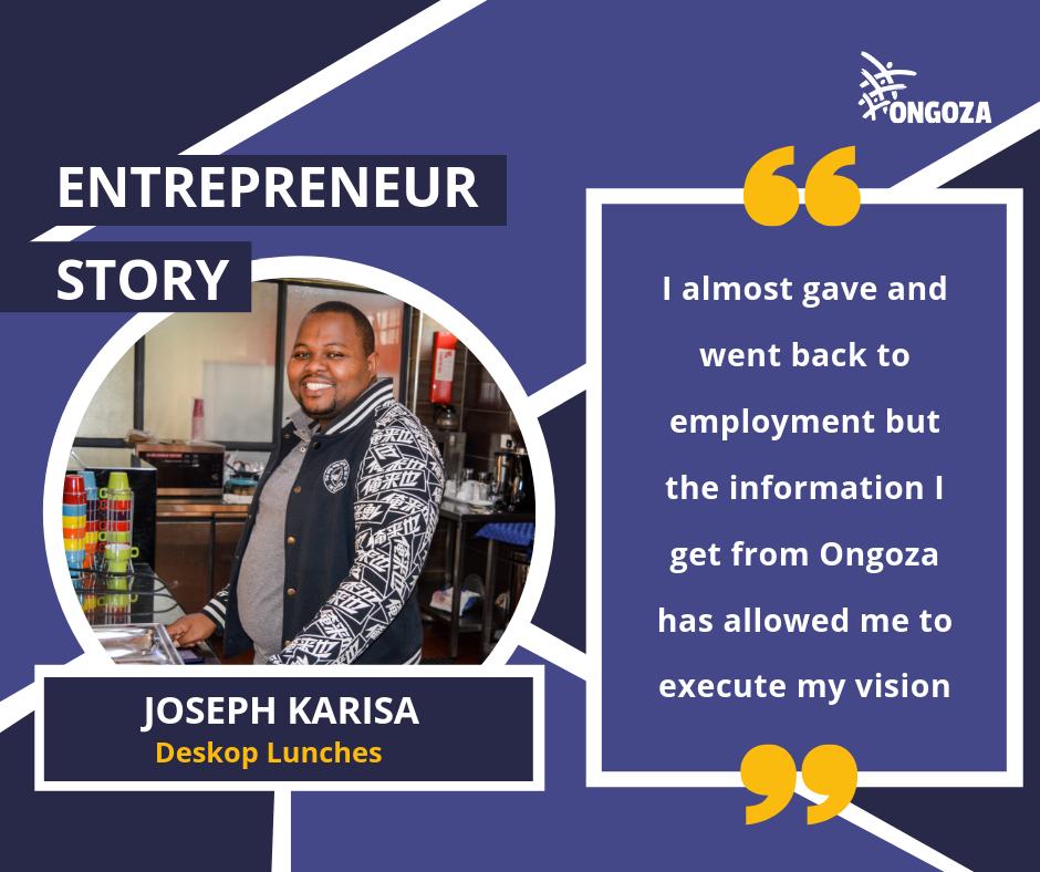 ongozake's tweet photo. Meet our innovative entrepreneur Joseph who offers quality, convenient, catering in Nakuru. After  joining Ongoza, Joseph clarified his SMART GOALS and to help him grow his business 
visit their website- https://t.co/7qVXF4fYwp
#AcceleratingKenya #TuesdayMotivation #entrepreneur https://t.co/6828Ecg55H