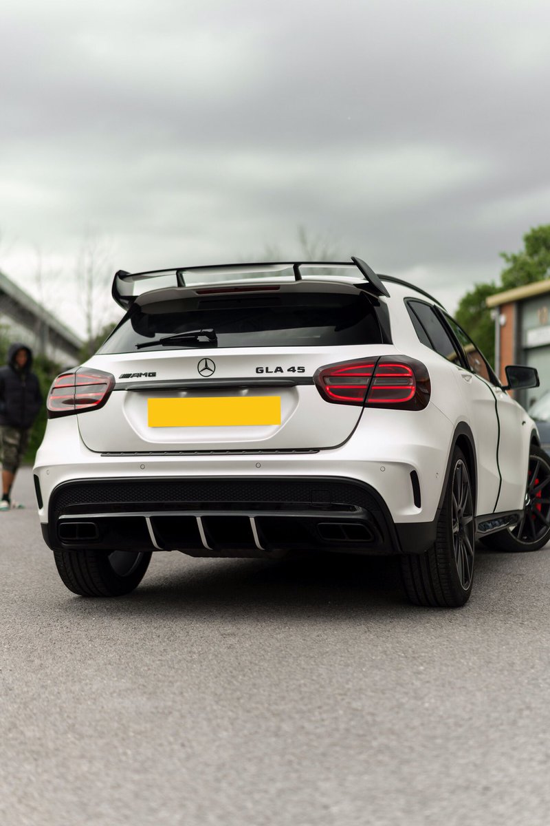 Vanguard_vw's tweet photo. GLA 45 Wrapped In Satin Pearl White for Aston Villa Professional Footballer #Vanguard #VehicleWrap https://t.co/MSCWofcU4y