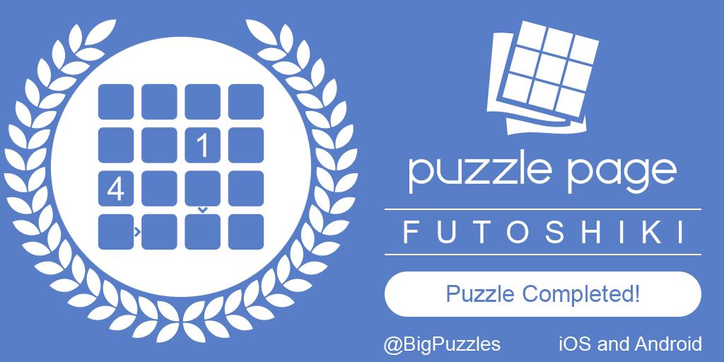 MacPheeJanet's tweet photo. I completed a Futoshiki in #PuzzlePage. Play for free! https://t.co/WKIGKKE7WE https://t.co/TIDMd2qqkK