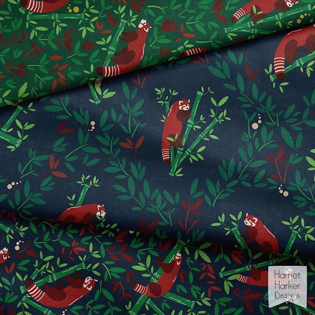 HarrietHDesign's tweet photo. I could do so much with these Red Panda fabrics! Might have to do soft kitchenware mockups, thinking aprons, tea towels and oven mitts!
.
.
#redpandas #fabricdesign #textiledesign #patternlove #patterndesign #spdcommunity #surfacepatterncommunity #surfac… https://t.co/jVheAV8uqS https://t.co/Whv3K6rIFB