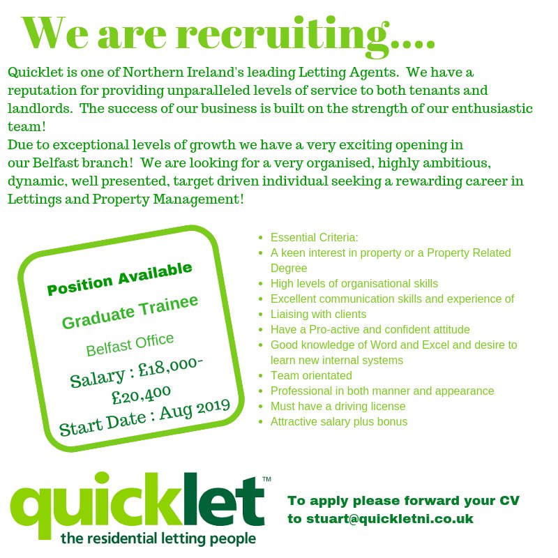 #hiring #belfast #graduate