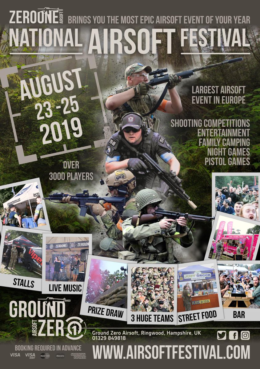 Only 13 days, 13 hours, 27 minutes &amp; 30 seconds left to book!

airsoftfestival.com 
#nationalairsoftfestival #airsoftfestival #bepartofit #airsoft