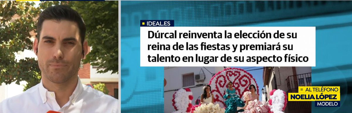 EspejoPublico's tweet photo. 🔴DIRECTO| Dúrcal premiará el talento y no la belleza para elegir el rey y la reina de las fiestas

Hablamos de ello con el alcalde, Julio Prieto

▶ https://t.co/Ahwoln6S4m #Laberinto30Julio https://t.co/obZjKdsmli
