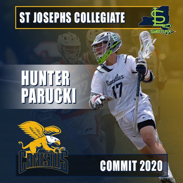 Sweetlax_Lax's tweet photo. Sweetlax Upstate 2020, Hunter Parucki (@marauderslax | Midfield) has committed to Canisius College. Congrats to Hunter and his family!

#sweetlax #sweetlaxupstate #sweetlaxcommits https://t.co/RdMRpYSLVS