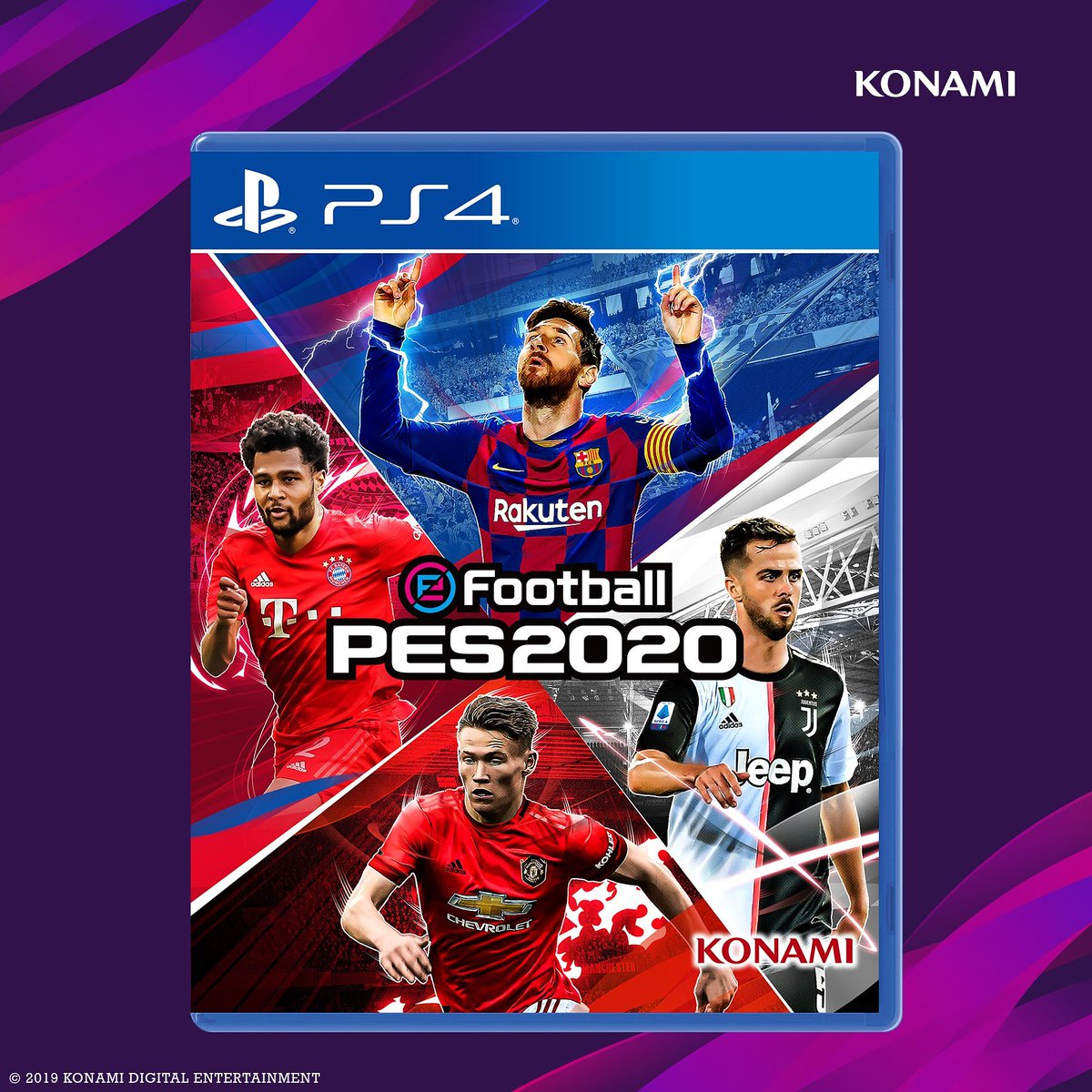 ProEvolutionG's tweet photo. ⚠️⚠️⚠️⚠️⚠️⚠️⚠️⚠️⚠️🎮🎮🎮🎮🎮

[PORTADA OFICIAL EFOOTBALL PES ] 

#EfootballPES2020
#ProEvolutionGamers
#Konami https://t.co/5X8bIUEM5n
