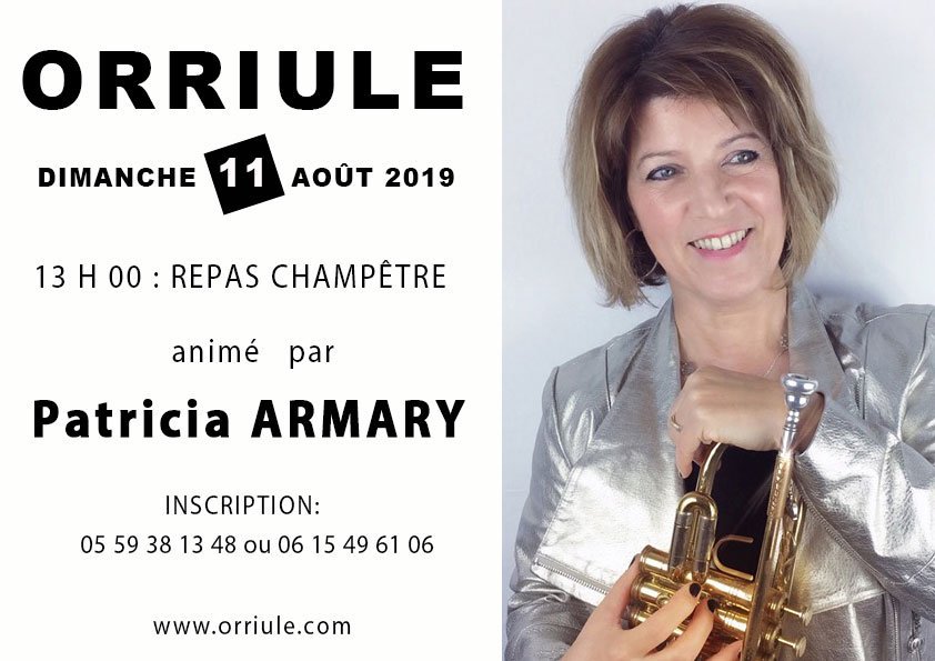 PhilippeArmary's tweet photo. ORRIULE - Patricia Armary est une artiste talentueuse, généreuse, qui contribuera sans nul doutes à la réussite de cette journée !! Elle nous fait l'honneur de se produire à Orriule ... l'occasion pour venir l'applaudir !!!! 👏et succomber au charme de cette incroyable artiste.🎺 https://t.co/yZE7GbeWOv