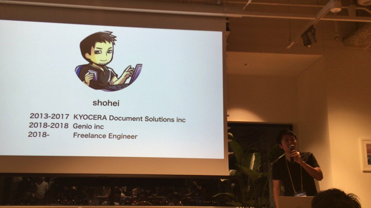 xinsuzuki's tweet photo. #firebase meetup in #Osaka LTお2人目: @hobbydevelop さん「#Flutter + Firebase でデモアプリをつくった的な話」 #FJUG #NextExtended https://t.co/k1q7WjYdds