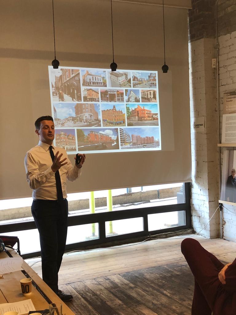 leonard_design's tweet photo. Our director @Morgan_JohnM had a fantastic morning presenting at the 'City Story Workshop' organised by @CQNottm. It has been a great experience to discuss the future of #Nottingham with an enthusiastic narrative #FutureNottingham @InvestInNottm https://t.co/mEjJGHO4Au