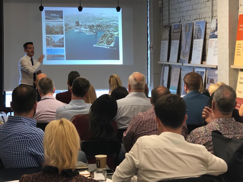 leonard_design's tweet photo. Our director @Morgan_JohnM had a fantastic morning presenting at the 'City Story Workshop' organised by @CQNottm. It has been a great experience to discuss the future of #Nottingham with an enthusiastic narrative #FutureNottingham @InvestInNottm https://t.co/mEjJGHO4Au