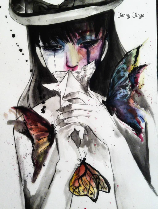 @theasociallemon Hey there :) I'm a 2D artist from germany, I love digital and traditional art, or mixed media. I love being experimental and trying new stuff. 