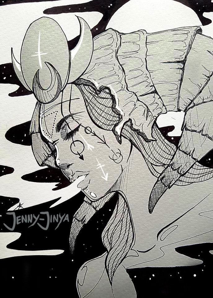 @theasociallemon Hey there :) I'm a 2D artist from germany, I love digital and traditional art, or mixed media. I love being experimental and trying new stuff.